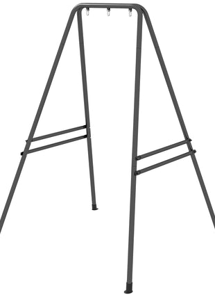A-Shaped Hammock Chair Stand, Heavy Duty Swing Stand for Indoor & Outdoor Use, Max 330 lbs., Black
