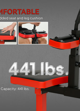 Adjustable Steel Seated Calf Raise Exercise Strength Training Gym Equipment, Red