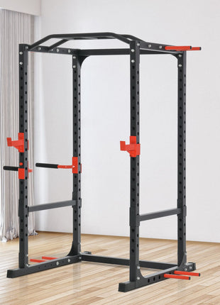 Power Tower Pull Up Bar Squat Rack Power Cage At Home Workout Equipment,Upper Body Strength Training Equipment