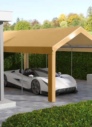 10 x 20ft Carport Roof, UV Resistant Canopy Replacement, Fits 84C-378V00 and 84C-206 Series, Beige