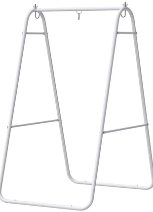 Hammock Chair Stand Only Heavy Duty Solid Steel A-Frame for Hanging Hammock, Egg Chair, Max Load 330 LBS, White