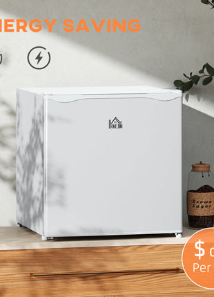 1.1 Cu.Ft Countertop Mini Freezer, Compact Upright Freezer with Removable Shelves, White