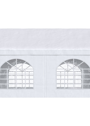 13 x 16.5 ft Heavy Duty Party Tent Outdoor Gazebo Wedding Tent Event Shelter Carport BBQ with Removable Sidewalls & Windows, Outside Waterproof Canopy for Parties, White