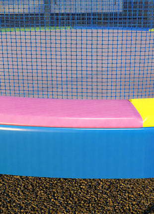 12FT Trampoline Spring Cover, Safety Trampoline Pad Replacement, Waterproof and Tear Resistant, All Weather Trampoline Accessories, Multi Color