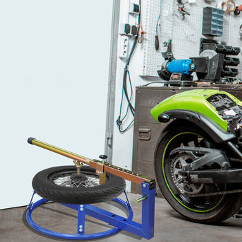 Motorcycle Tire Changer Stand with Adjustable Bead Breaker, Fit for 16-22in Tyres