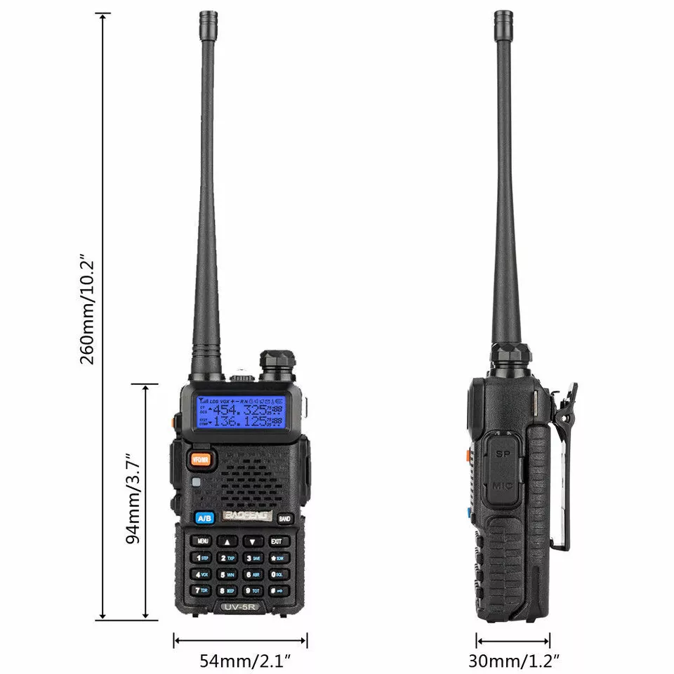 Baofeng UV-5R VHF UHF Dual-Band Ham 5W Portable Two-way Radio Walkie Talkie - Image 7