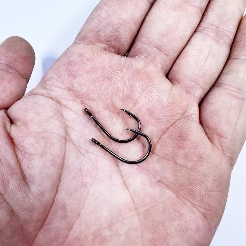 500pcs Fish Hooks 10 Sizes Fishing Black Silver Sharpened With Box Quality kit - Image 3