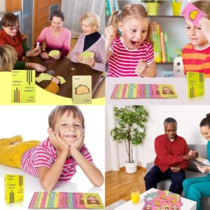 Taco Cat Goat Cheese Pizza Card Game Ages 8+,3-8 Players