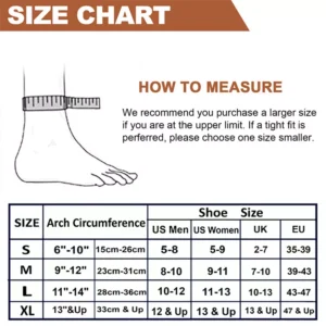 Copper Ankle Support Brace Compression Sleeve Socks Elastic Foot Pain Relief