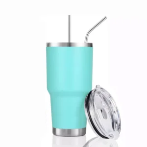 Tumbler w/ MagSlider Lid Stainless Steel Vacuum Coffee Cup Mug Rambler 20oz