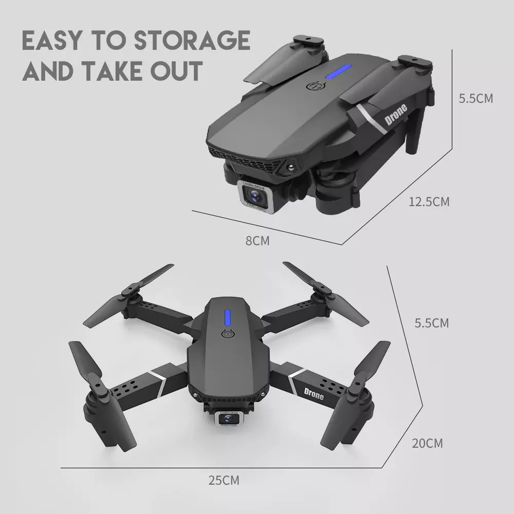 2024 New RC Drone With 4K HD Camera WiFi FPV Foldable Quadcopter - Image 15
