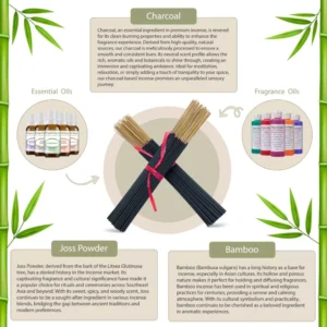 100 Incense Sticks 11" Pet Odor Eliminator Hand Dipped