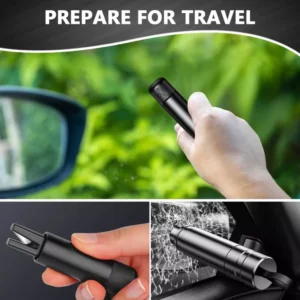 2 Car Safety Hammer Window Glass Breaker Seat Belt Emergency Escape Cutter Tools